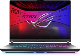 Ноутбук Asus ROG Strix G16 G615LW-S5080 Core Ultra 9 275HX 32Gb SSD1Tb NVIDIA GeForce RTX5080 16Gb 16" IPS WQXGA (2560x1600) без ОС grey WiFi BT Cam (90NR0LG1-M00330) - купить недорого с доставкой в интернет-магазине