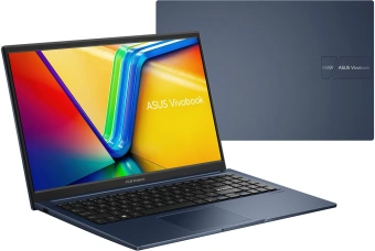 Ноутбук Asus Vivobook 15 X1504VA-BQ2970 Core i3 1315U 16Gb SSD512Gb Intel UHD Graphics 15.6" IPS FHD (1920x1080) без ОС blue WiFi BT Cam (90NB10J1-M03CF0) - купить недорого с доставкой в интернет-магазине