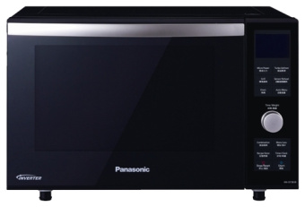 Микроволновая Печь Panasonic NN-DF383BZPE 23л. 1070Вт черный/голубой - купить недорого с доставкой в интернет-магазине