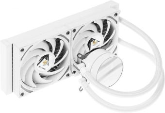 Система водяного охлаждения Formula Oasis L240 ARGB Soc-AM5/AM4/1200/2066/1700/1851 белый 4-pin 1-27.2dB Al+Cu 310W Ret (OASIS L240 ARGB WH) - купить недорого с доставкой в интернет-магазине