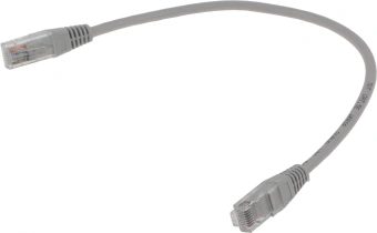 Патч-корд Lanmaster TWT-45-45-0.3-GY UTP RJ-45 вил.-вилка RJ-45 кат.5E 0.3м серый ПВХ (уп.:1шт) - купить недорого с доставкой в интернет-магазине