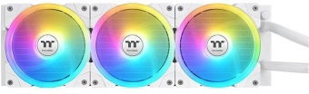 Система водяного охлаждения Thermaltake MAGFloe 360 Ultra Snow ARGB Soc-AM5/AM4/1200/1700/1851 белый 4-pin 30.6-32.5dB Al LCD 355W Ret (CL-W433-PL12SW-A) - купить недорого с доставкой в интернет-магазине