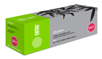 Картридж лазерный Cactus CS-O411 44574705 черный (3000стр.) для Oki B411/B431/MB461/MB471/MB491 - купить недорого с доставкой в интернет-магазине