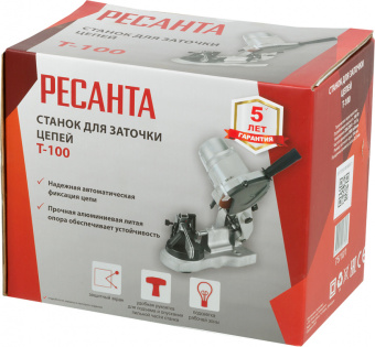 Электроточило Ресанта Т-100 100Вт 5000об/мин d=114мм t=3.5мм - купить недорого с доставкой в интернет-магазине