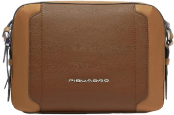 Сумка женская Piquadro Lyra BD4870W92T/CU коричневая натур.кожа/ткань - купить недорого с доставкой в интернет-магазине