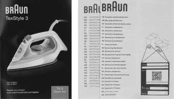Утюг Braun SI3042VI 2350Вт фиолетовый/белый - купить недорого с доставкой в интернет-магазине