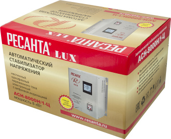 Стабилизатор напряжения Ресанта АСН-8000Н/1-Ц 8кВА однофазный белый (63/6/17) - купить недорого с доставкой в интернет-магазине