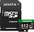 Флеш карта microSDXC 512GB A-Data UD512GUI3V30A2SP-RA1 Speed Plus V30 A2 + adapter