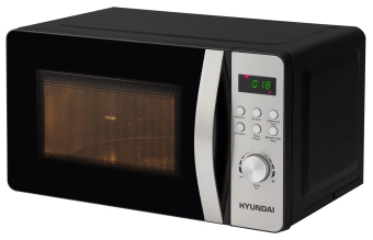 Микроволновая Печь Hyundai HYM-D2074 20л. 700Вт черный/серебристый - купить недорого с доставкой в интернет-магазине