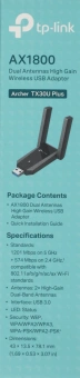 Сетевой адаптер Wi-Fi TP-Link Archer TX30U Plus AX1800 USB 3.0 (ант.внеш.несъем.) 2ант. - купить недорого с доставкой в интернет-магазине