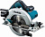 Циркулярная пила (дисковая) Makita HS7601K 1200Вт (ручная) D диска.:190мм
