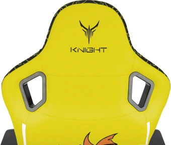 Кресло игровое Knight Craft Dragon желтый экокожа с подголов. крестов. металл - купить недорого с доставкой в интернет-магазине