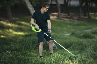 Триммер электрический Greenworks G40LT аккум. разбор.штан. реж.эл.:леска - купить недорого с доставкой в интернет-магазине