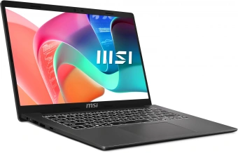 Ноутбук MSI Modern 14 F13MG-208RU Core i7 1355U 16Gb SSD512Gb Intel Iris Xe graphics 14" IPS FHD (1920x1080) Windows 11 Professional grey WiFi BT Cam (9S7-14S121-208) - купить недорого с доставкой в интернет-магазине