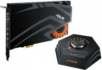 Звуковая карта Asus PCI-E Strix Raid DLX (C-Media 6632AX) 7.1 Ret - купить недорого с доставкой в интернет-магазине
