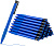 Ручка шариков. автоматическая Deli 6546S-BL синий син. черн. линия 0.7мм