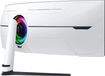 Монитор Samsung 57" Odyssey Neo G9 S57CG952NI черный VA LED 32:9 HDMI полуматовая HAS Piv 2500:1 420cd 178гр/178гр 7680x2160 240Hz FreeSync Premium Pro DP Dual UHD USB 19кг - купить недорого с доставкой в интернет-магазине