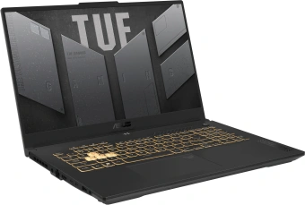 Ноутбук Asus TUF Gaming F17 FX707VJ-HX006 Core 5 210H 16Gb SSD512Gb NVIDIA GeForce RTX 3050 6Gb 17.3" IPS FHD (1920x1080) без ОС grey WiFi BT Cam (90NR0MY5-M00060) - купить недорого с доставкой в интернет-магазине