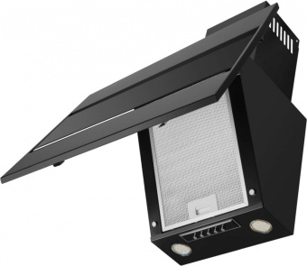 Вытяжка каминная Maunfeld Bridge 60 черный/черное стекло управление: кнопочное (1 мотор) - купить недорого с доставкой в интернет-магазине