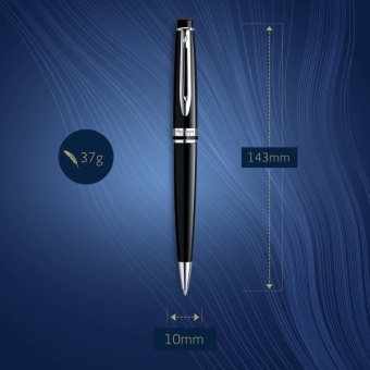 Ручка шариков. Waterman Expert 3 (CWS0951800) Black CT M син. черн. подар.кор. - купить недорого с доставкой в интернет-магазине