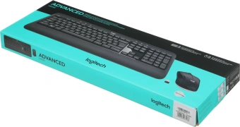 Клавиатура + мышь Logitech MK540 клав:черный мышь:черный USB беспроводная slim Multimedia (920-008686) - купить недорого с доставкой в интернет-магазине