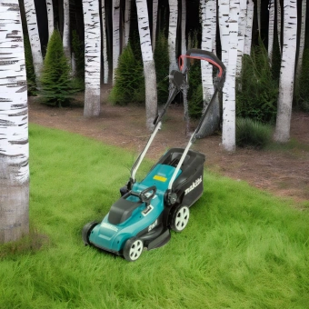 Газонокосилка роторная Makita ELM3320 1200Вт - купить недорого с доставкой в интернет-магазине