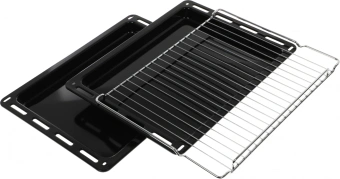 Духовой шкаф Электрический Haier HOX-P06HGBX черное стекло/нержавеющая сталь - купить недорого с доставкой в интернет-магазине