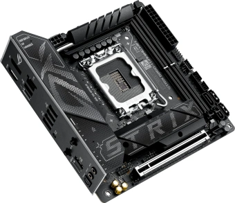 Материнская плата Asus ROG STRIX B860-I GAMING WIFI Soc-1851 Intel B860 2xDDR5 mini-ITX AC`97 8ch(7.1) 2.5Gg RAID+HDMI+DP - купить недорого с доставкой в интернет-магазине