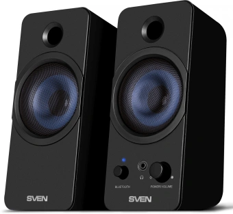 Колонки Sven 431 2.0 черный 6Вт BT - купить недорого с доставкой в интернет-магазине