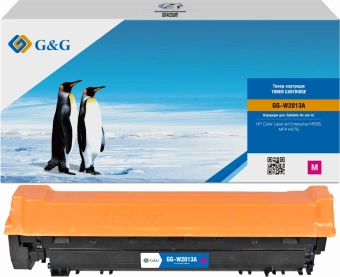 Картридж лазерный G&G GG-W2013A W2013A(659A) пурпурный (13000стр.) для HP CLJ Ent M856/MFP M776 с чипом - купить недорого с доставкой в интернет-магазине