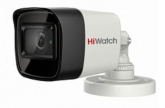 Камера видеонаблюдения аналоговая HiWatch DS-T800(B) (2.8 mm) 2.8-2.8мм HD-CVI HD-TVI цв. корп.:белый - купить недорого с доставкой в интернет-магазине