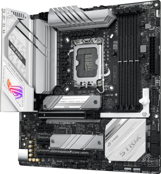 Материнская плата Asus ROG STRIX B760-G GAMING WIFI Soc-1700 Intel B760 4xDDR5 mATX AC`97 8ch(7.1) 2.5Gg RAID+HDMI+DP - купить недорого с доставкой в интернет-магазине