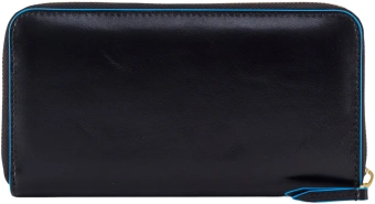 Кошелек женский Piquadro Blue Square PD1515B2R/N черный натур.кожа - купить недорого с доставкой в интернет-магазине