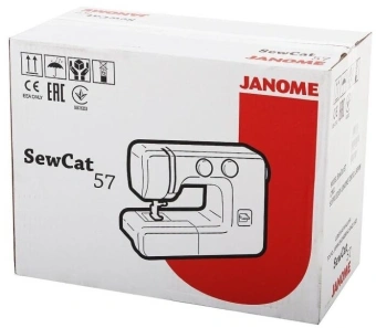 Швейная машина Janome Sew Cat 57 белый/рисунок - купить недорого с доставкой в интернет-магазине