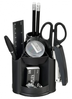 Настольный набор Silwerhof (12 предметов) пластик черный - купить недорого с доставкой в интернет-магазине