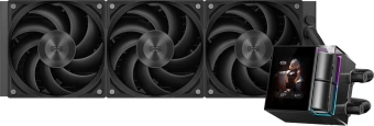 Система водяного охлаждения PcCooler DS360 Display Soc-AM5/AM4/1200/1700/1851 черный 4-pin Al LCD 310W Ret (DS360-BKNWXY-GL) - купить недорого с доставкой в интернет-магазине