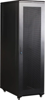 Шкаф серверный Lanmaster (TWT-CBB-32U-6X10-G1) напольный 32U 600x1000мм пер.дв.стекл задн.дв.двуст. 2 бок.пан. 800кг черный - купить недорого с доставкой в интернет-магазине