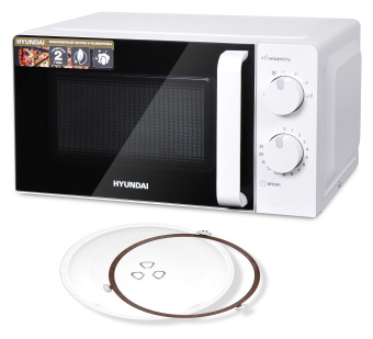 Микроволновая Печь Hyundai HYM-M2038 20л. 700Вт белый - купить недорого с доставкой в интернет-магазине