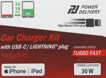 Комплект зар./устр. Hama H-183317 3A (PD) USB Type-C для Apple белый (00183317) - купить недорого с доставкой в интернет-магазине