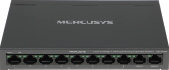 Коммутатор Mercusys MS110CMP (L2) 8x100Мбит/с 2x1Гбит/с 8PoE+ 115W неуправляемый - купить недорого с доставкой в интернет-магазине