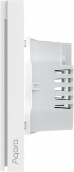 Умный выключатель Aqara Smart Wall Switch H1 EU 2-хкл. белый (WS-EUK02) - купить недорого с доставкой в интернет-магазине