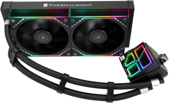 Система водяного охлаждения Thermalright Frozen Infinity 240 ARGB Soc-AM5/AM4/1200/1700/1851 черный 4-pin 28.2dB Al Ret (F-INFINITY-240-BL) - купить недорого с доставкой в интернет-магазине