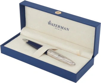 Ручка шариков. Waterman Carene L`Essence du Bleu (2166425) LaqBlue CT M син. черн. подар.кор. - купить недорого с доставкой в интернет-магазине
