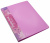 Папка с 20 прозр.вклад. Бюрократ Pastel PAST20PINK A4 пластик 0.5мм торц.карм с бум. встав розовый - купить недорого с доставкой в интернет-магазине