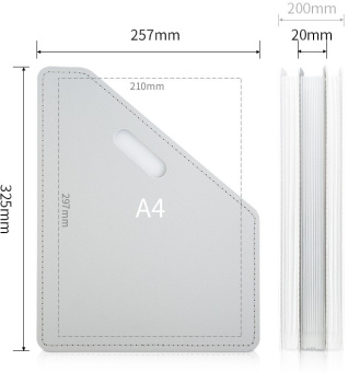 Лоток вертикальный Deli 63952GREY для бумаг A4 серый полипропилен - купить недорого с доставкой в интернет-магазине