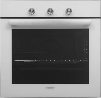 Духовой шкаф Электрический Simfer B6EC16016 белый - купить недорого с доставкой в интернет-магазине
