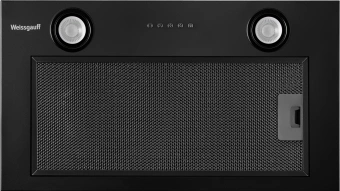 Вытяжка встраиваемая Weissgauff Box 850 PB Black Edition черный управление: кнопочное (1 мотор) - купить недорого с доставкой в интернет-магазине