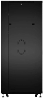 Шкаф серверный Cabeus (ND-05C-47U80/100-BK) напольный 47U 800x1000мм пер.дв.перфор. задн.дв.перфор. 800кг черный 900мм 136кг 220град. 2277мм IP20 сталь - купить недорого с доставкой в интернет-магазине