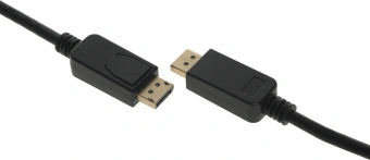 Кабель 1.2v DisplayPort (m) DisplayPort (m) 3м черный - купить недорого с доставкой в интернет-магазине