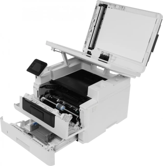 МФУ лазерный HP LaserJet Pro 4103dw (2Z627A) A4 Duplex Net WiFi белый - купить недорого с доставкой в интернет-магазине